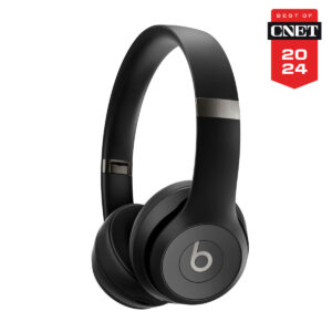 Elevate your listening experience with the Beats Solo 4 Wireless On-Ear Headphones in sleek Matte Black.