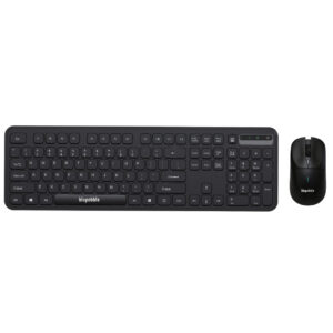 BLUPEBBLE GLIDE DUO 2.4GHz WIRELESS KEYBOARD AND MOUSE BLACK BP-GLIDEDUOAR-BK