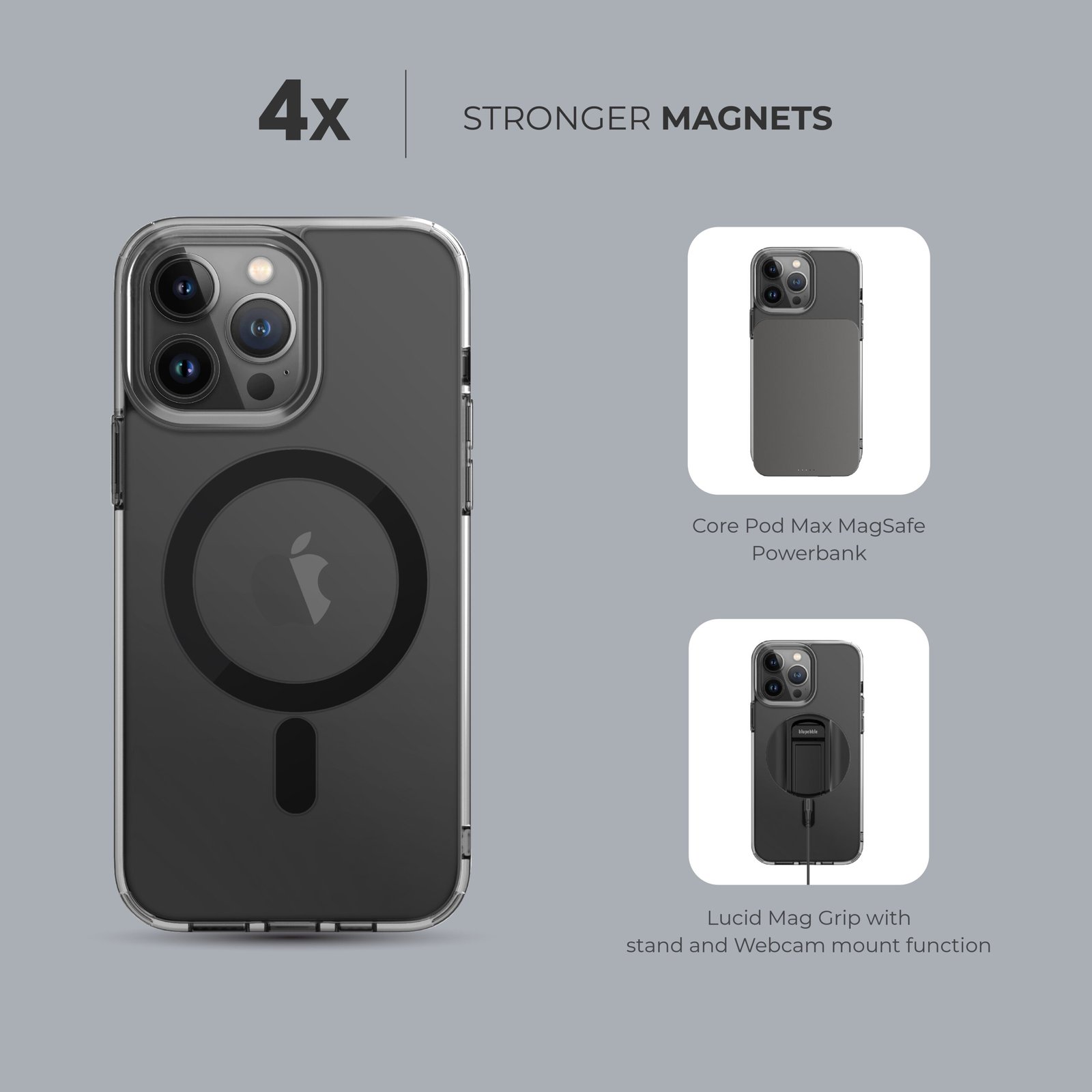 BLUPEBBLE IPHONE 15 PRO HYBRID MAG COMPATIBLE WITH MAGSAFE CASE - Image 4