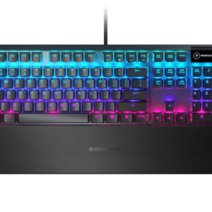 SteelSeries Apex 5 Gaming Keyboard (64532) - Hybrid Mechanical Switches, Customizable RGB Lighting, Durable Design