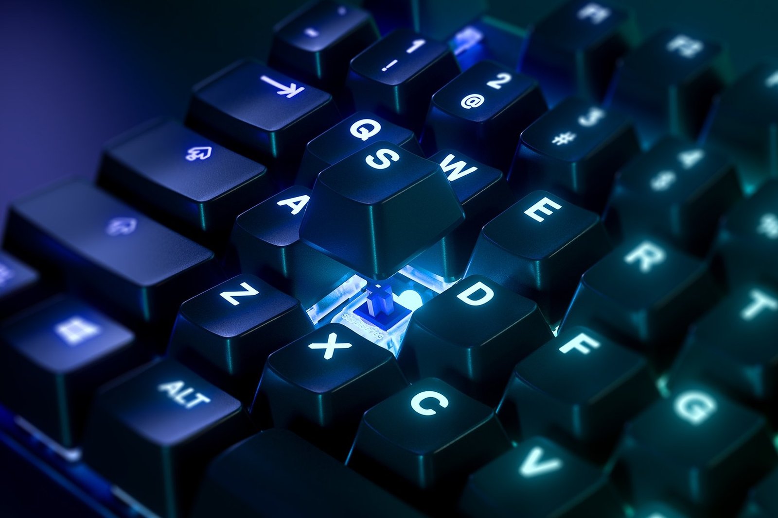 SteelSeries Apex 7 Gaming Keyboard featuring Blue Switches - 64774 - Image 7