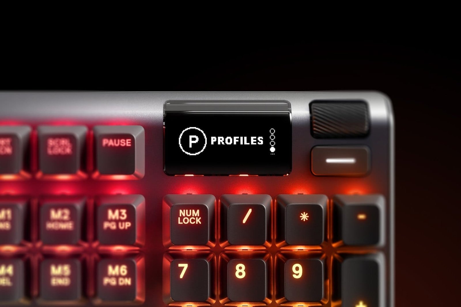 SteelSeries Apex 7 Red Switch Mechanical Gaming Keyboard US (KB 64636) - Dynamic RGB Lighting, Premium Red Switches for Quick Response - Image 4