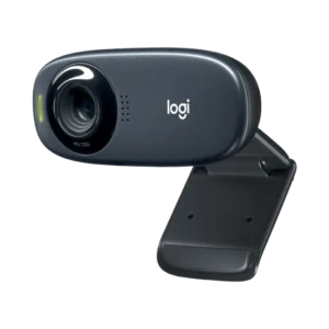 Logitech HD C310 Webcam (960-000586) - 720p Video Quality with Built-in Mic for Clear Communication