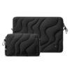 Protect your tech in style while embracing sustainability with the TOMTOC TERRA A27 14-Inch Laptop Sleeve Kit in Lavascape.