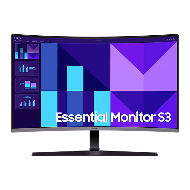 Elevate your productivity and entertainment with the SAMSUNG Mainstream Monitor S3.