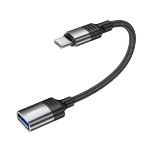 PORODO USB 3.0 USB C OTG WIRE 12CM BLACK PD-CBL0020-BK