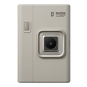 FUJIFILM INSTAX MINI LIPLAY PLUS HYBRID INSTANT CAMERA SAND BEIGE