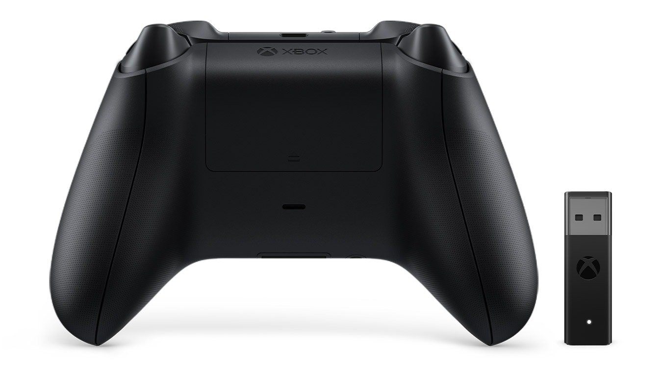 Xbox Controller + Wireless Adapter for Windows Black - Image 4