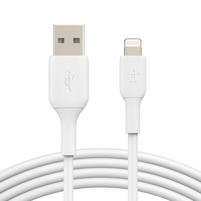 BELKIN BOOST CHARGE LIGHTNING TO USB-A CABLE 2M WHITE CAA001BT2MWH