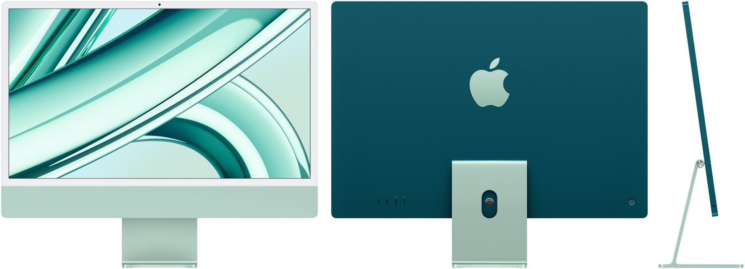 APPLE 24 INCH IMAC 4.5K DISPLAY M3 CHIP 8-CORE CPU 10-CORE GPU 256GB SSD GREEN ARABIC MQRN3 - Image 2