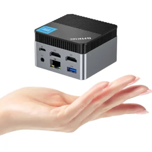 GMKtec Mini PC NUCBOX-G5 - Intel N97, 12GB RAM, 512GB SSD, Windows 11 Pro, Compact Design