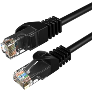 JASOZ CAT8 SHIELDED NETWORK CABLE T BLACK 10M T-E190