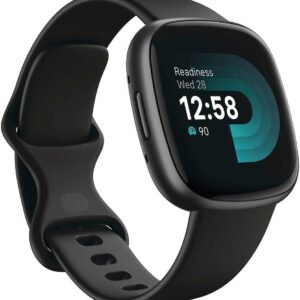 FITBIT VERSA 4 SMART WATCH BLACK/GRAPHITE FB523BKBK