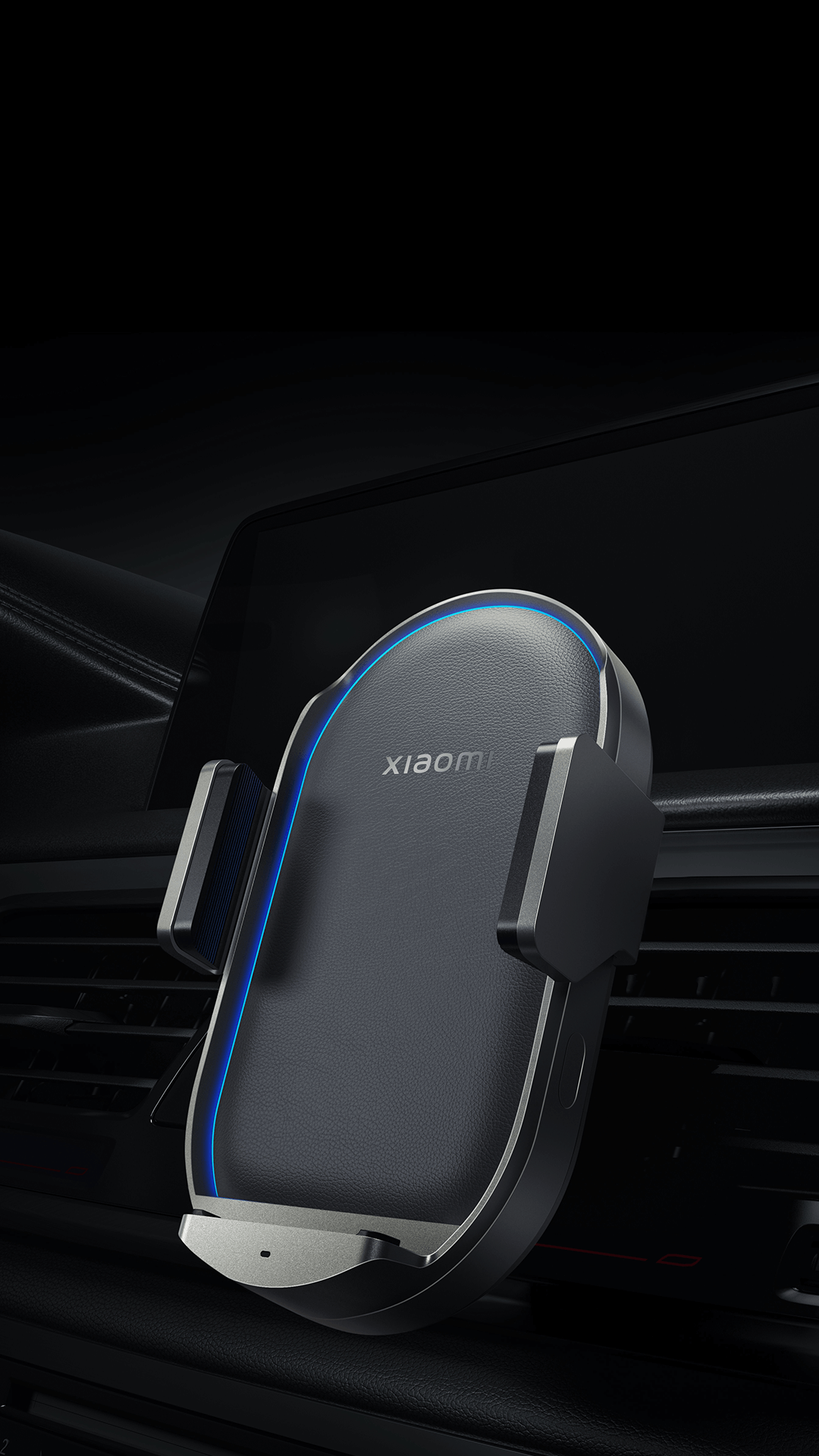 Mi Xiaomi 50W Wireless Car Charger - Fast Charging in Black - Image 3