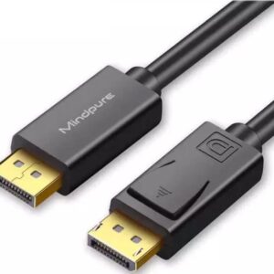MINDPURE DP WIRE MALE TO MALE BLACK ROUND WIRE VERSION 1.2 2M LX10218