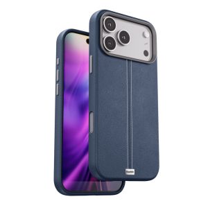 Protect your device in style with the Blupebble Elite Guard Case With MagSafe For iPhone 17 Pro Max – Blue (BP-IPEG17MAX-BL)