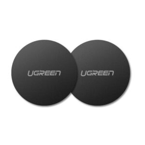 Upgrade your magnetic phone mount setup with the UGREEN Rounded Metal Plate 2-Pack
