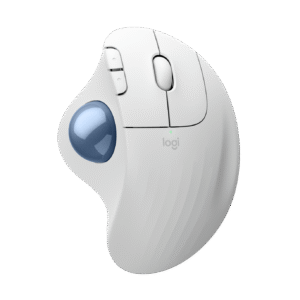 Logitech ERGO M575S Wireless Trackball Mouse – Off White (910-007030)
