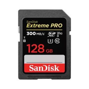 SANDISK EXTREME PRO 128GB SDXC UHS-II CARD SPEED UP TO 300 MB/S READ 260 MB/S WRITE SDSDXDK-128G-GN4IN