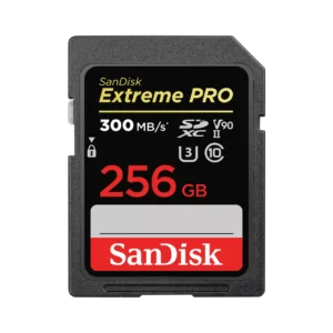 Boost your device's storage and speed with the SanDisk Extreme Pro SDXC UHS-II Card 256GB