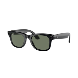 RAYBAN META WAYFARER (GEN 2 ) SUNGLASSES F SHINY BLACK L TRANSITION GRAPHITE GREEN RW4012