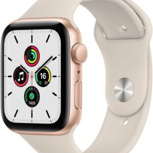 APPLE WATCH SE GPS 40MM GOLD ALUMINIUM WITH STARLIGHT SPORT BAND MKQ03