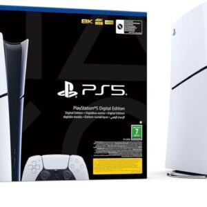 Sony PlayStation 5 Slim Console 2023 (Digital Version) White : CFI-2016