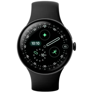 GOOGLE PIXEL WATCH 4 45MM WIFI WITH OBSIDIAN ACTIVE BAND MATTE BLACK