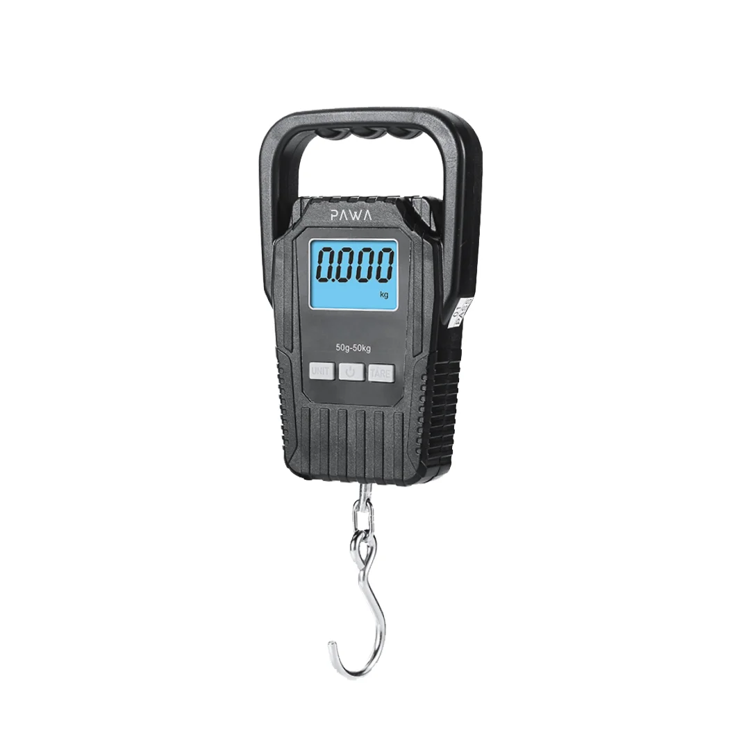 Travel smart and avoid surprise baggage fees with the PAWA Voyager Digital Luggage Scale in sleek black.