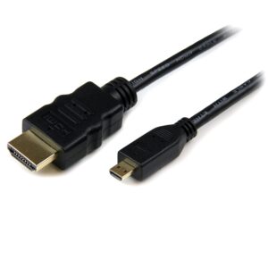 MICRO HDMI TO HDMI CABLE 1.5M BLACK