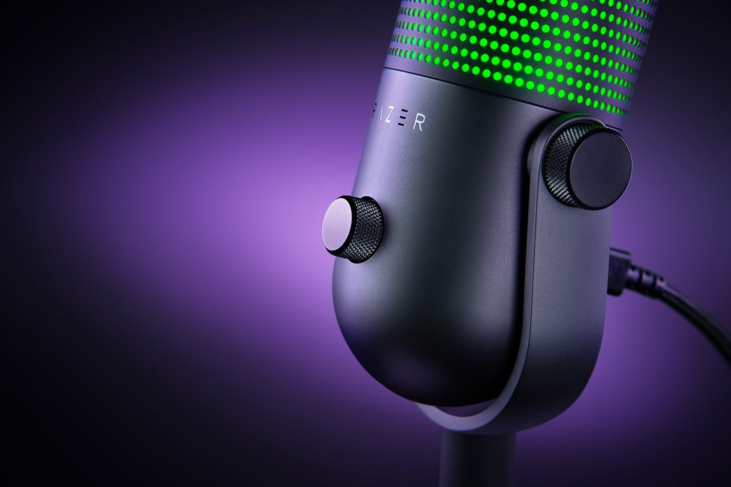 Razer Seiren V3 Chroma RGB USB Microphone (RZ19-05060100-R3M1) - Studio-Quality Audio with Tap-to-Mute and RGB Lighting - Image 5
