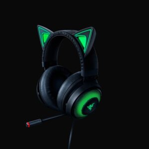RAZER KRAKEN KITTY CHROMA USB GAMING HEADSET BLACK RZ04-02980100R3M1