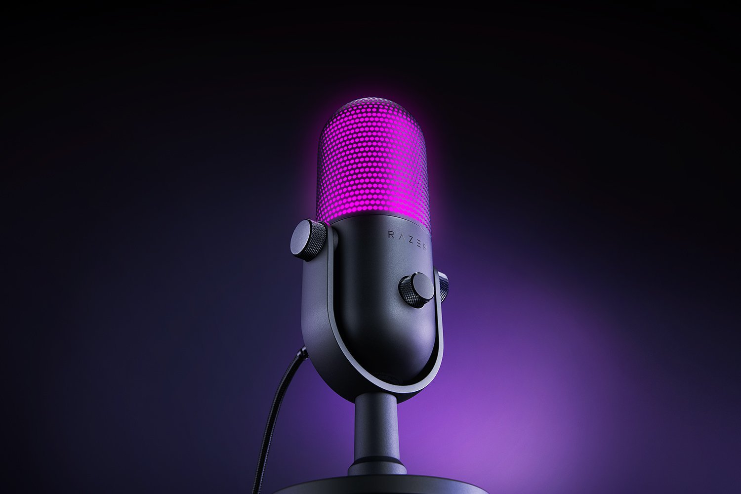 Razer Seiren V3 Chroma RGB USB Microphone (RZ19-05060100-R3M1) - Studio-Quality Audio with Tap-to-Mute and RGB Lighting - Image 6