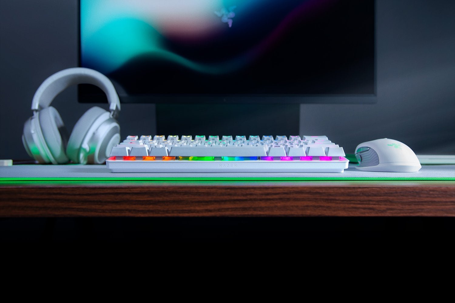 RAZER HUNTSMAN MINI-MERCURY ED OPT GAMING KEYBOARD - Image 4