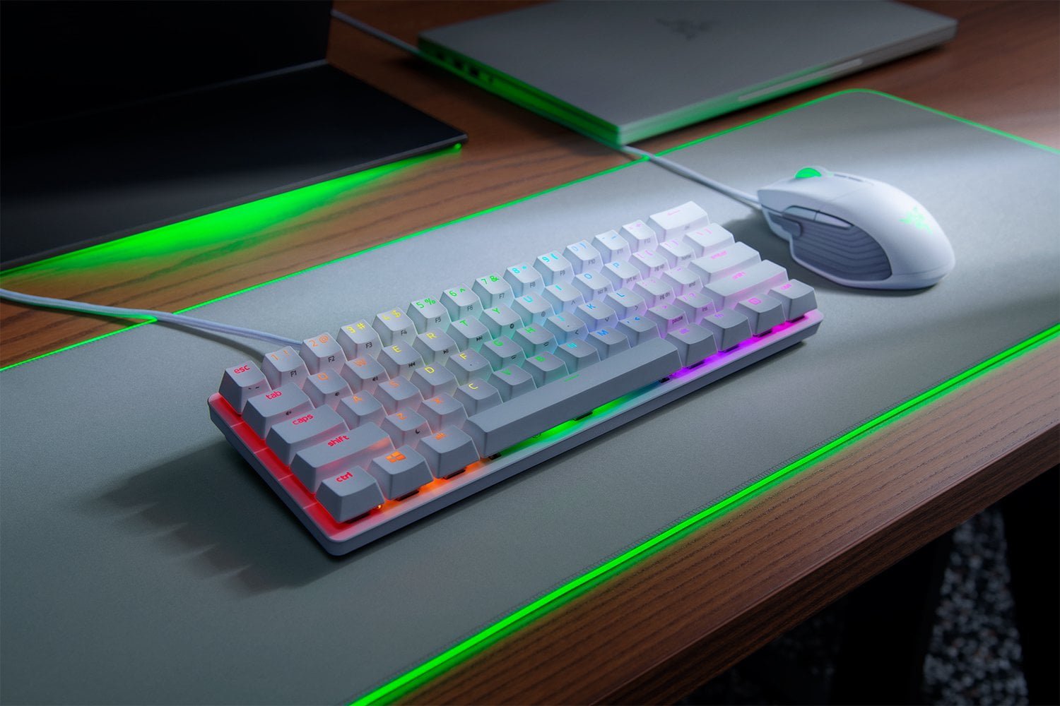 RAZER HUNTSMAN MINI-MERCURY ED OPT GAMING KEYBOARD - Image 2