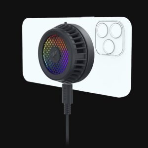 RAZER MAGSAFE COMPATIBLE SMARTPHONE COOLING FAN WITH RAZER CHROMA RGB RC21-01790100-R3M1