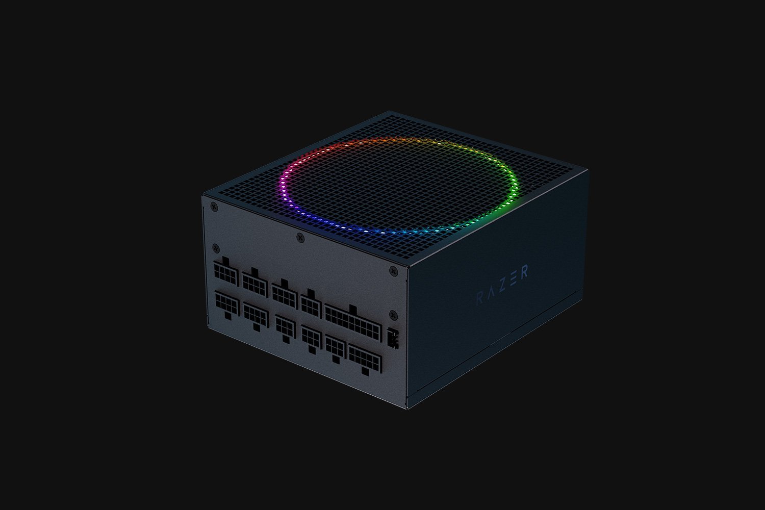 Razer Katana Chroma RGB 1200W 80 Plus Platinum Modular SMPS (RC21-01840400-R3W1) - High-Efficiency Power Supply with ARGB Lighting - Image 6