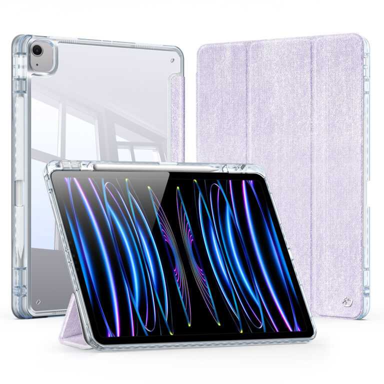 Elevate your iPad's protection and style with the DUXDUCIS Unid Series Case in elegant Purple