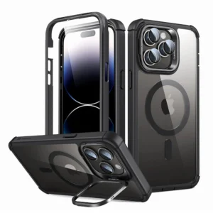ESR IPHONE 14 PRO MAX AIR ARMOR HALO LOCK PROTECTION MAGNETIC CLEAR BLACK