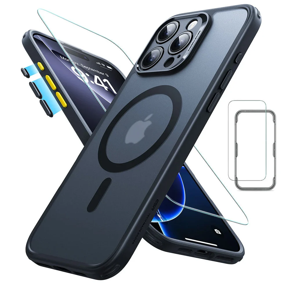 Protect your iPhone 16 Pro in style with the ESR Classic Series Pro Case with HaloLock,