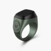 Zikr Ring i Qibla Tasbih 20mm Smart Ring Dark Green