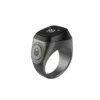 Zikr Ring i Qibla Tasbih 22mm Metal Ring Space Gray