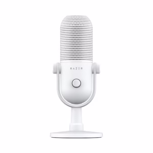 Bring studio-grade audio and bold style to your content with the Razer Seiren V3 Chroma USB Microphone – White Editi