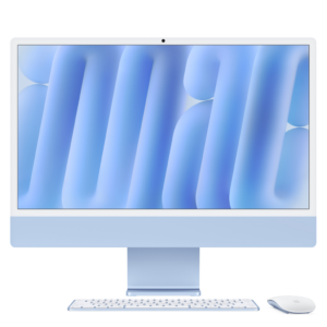 APPLE IMAC 24 INCH M4 CHIP 10 CORE CPU 10 CORE GPU 32GB 2TB STANDARD GLASS BLUE ENGLISH Z1K5000J4