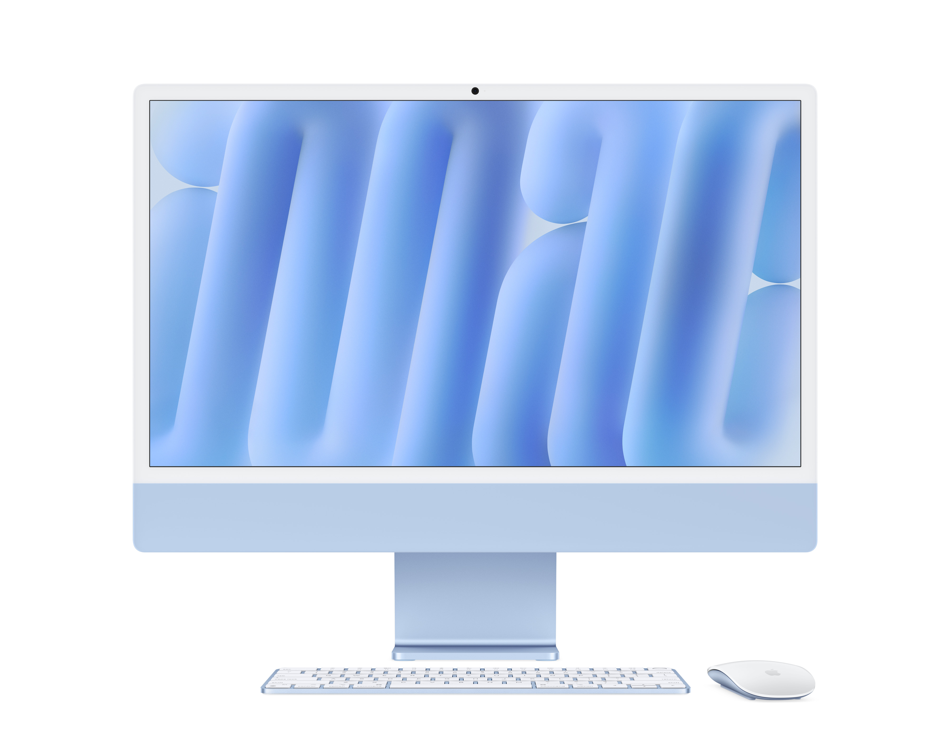 APPLE IMAC 24 INCH M4 CHIP 10 CORE CPU 10 CORE GPU 32GB 2TB STANDARD GLASS BLUE ENGLISH Z1K5000J4