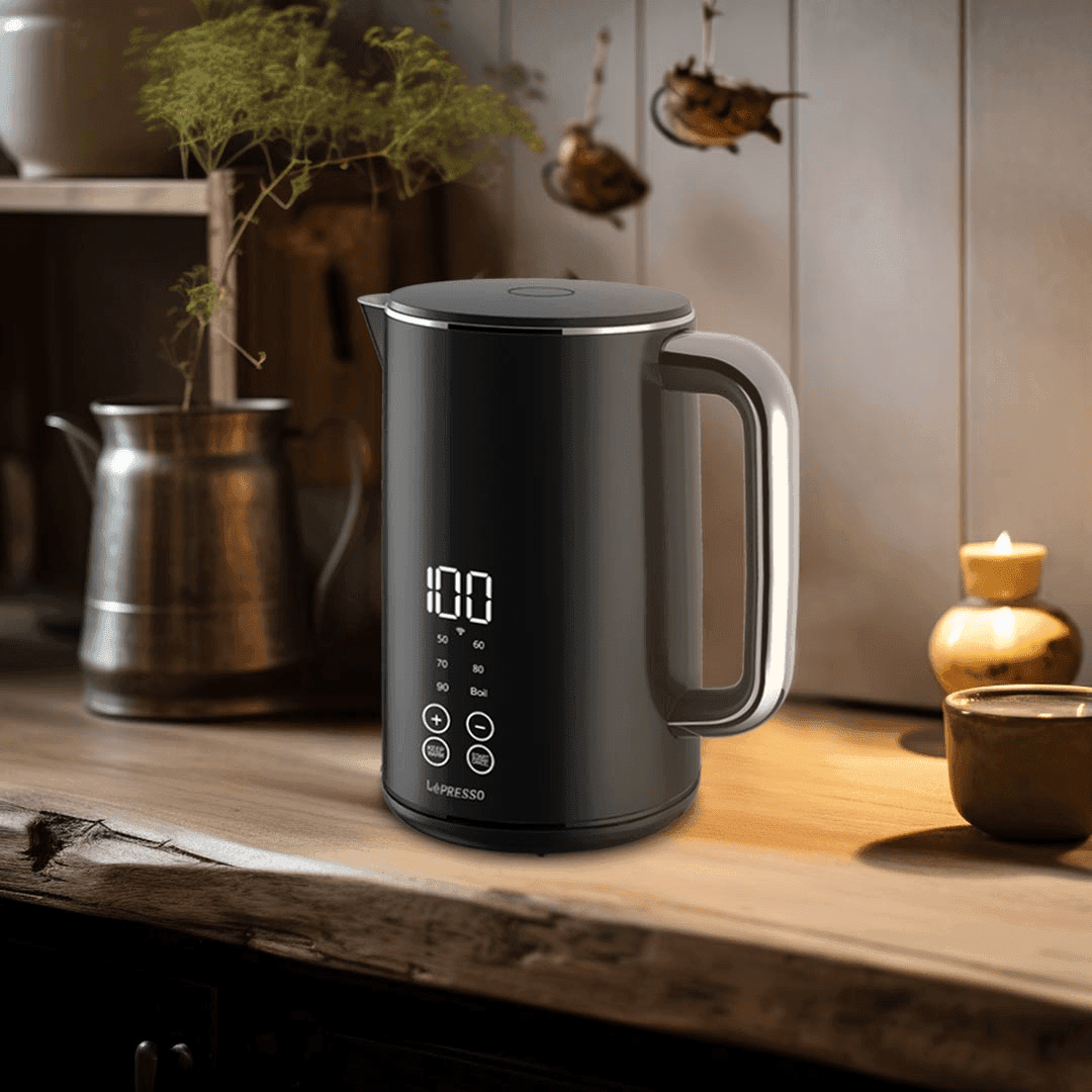 LEPRESSO SMART ELECTRIC KETTLE 1.7 L WITH TOUCH PANEL BLACK LPTPSKBK - Image 4