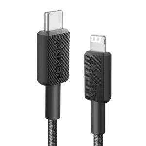 ANKER 322 USB C TO LIGHTNING CABLE BRAIDED 6F BLACK A81B6H11