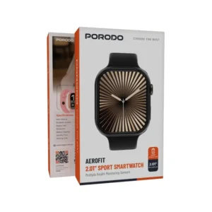 PORODO AEROFIT 2.01 SPORT SMART WATCH BLACK PDSWXBK