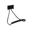 1. Elevate your mobile experience with the PAWA Lazy Loop Universal Adjustable Neck Mount, designed in a sleek black finish that seamlessly blends with any style. This innovative accessory offers hands-free convenience for watching videos, making video calls, or browsing while on the go, allowing you to multitask effortlessly. Its flexible and adjustable design accommodates all neck sizes comfortably, ensuring a perfect fit for everyone. Compatible with most mobile phones, this lightweight and portable mount is ideal for both travel and home use, while its durable construction guarantees long-lasting performance. Enhance your viewing experience with easy angle adjustments, making it a thoughtful gift for tech enthusiasts or anyone who values convenience and innovation.