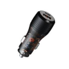 Charge smarter and faster with the PAWA Solid Car Charger Dual Port PD+QC 51W Transparent